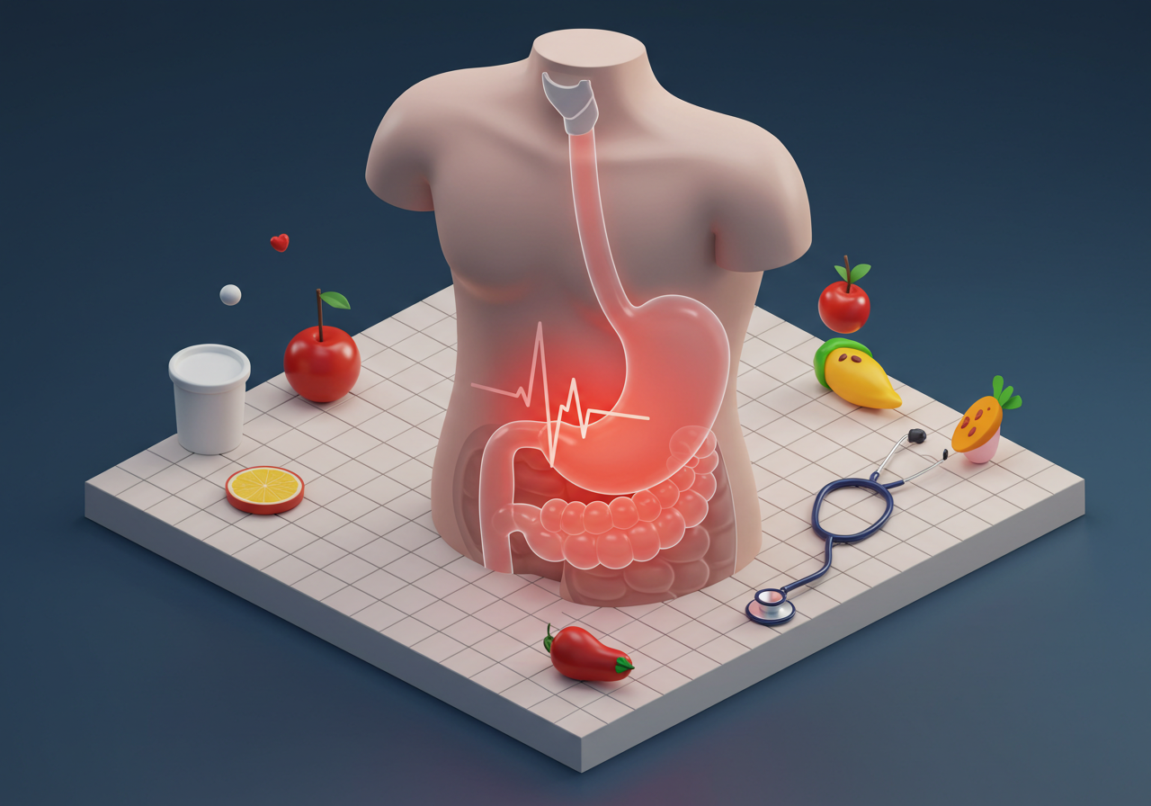 명치 콕콕 쑤시고 답답하다면?