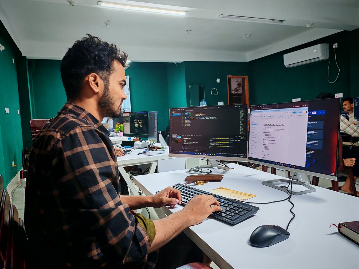 Developer choosing speed over perfection