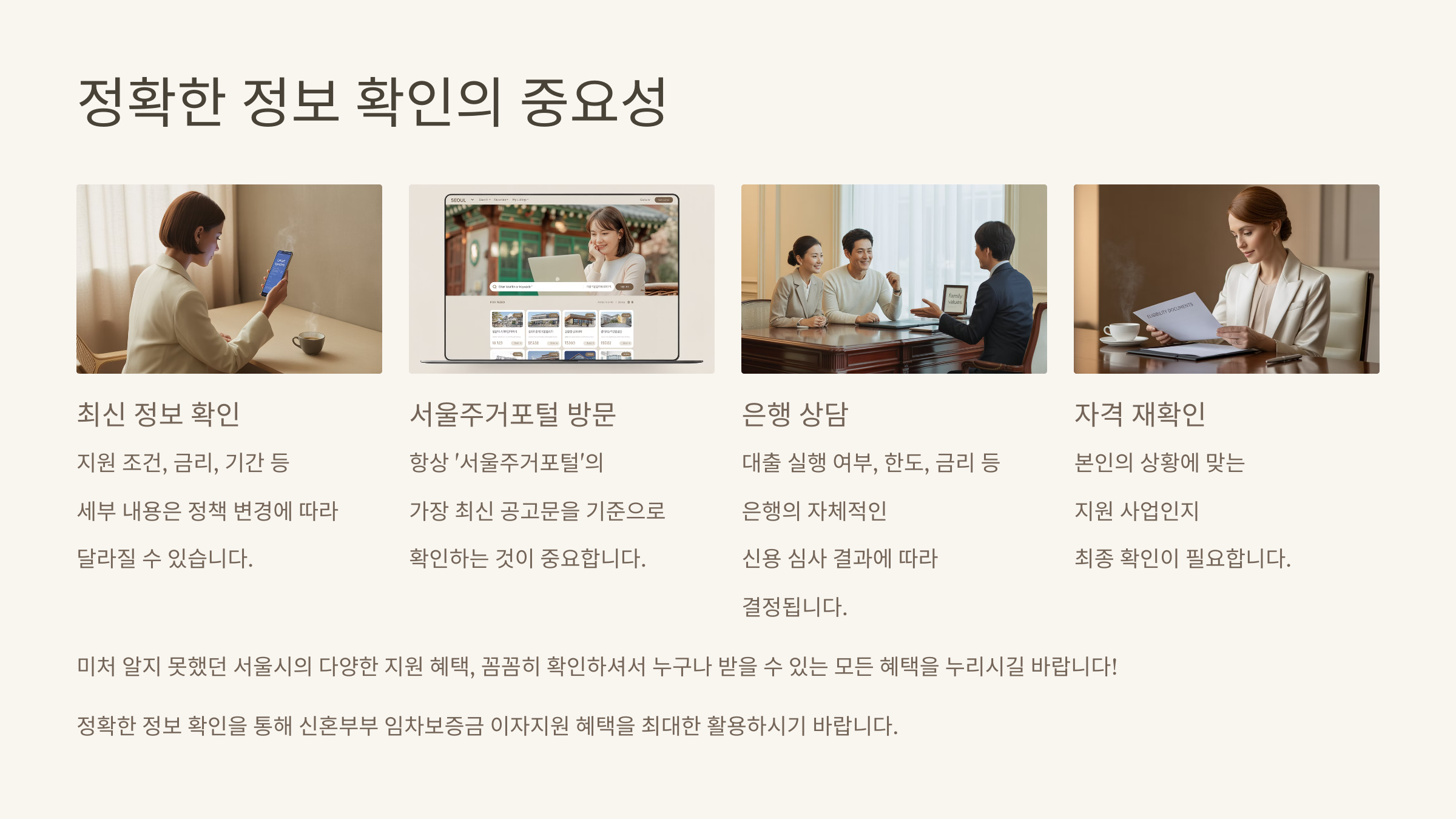 서울시 신혼부부 임차보증금 이자 지원 제도