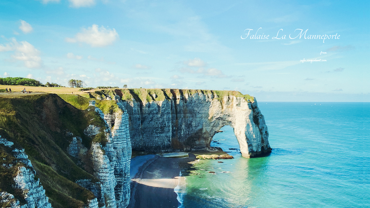 09 만포르트 사진 C - Falaise La Manneporte 풍경배경화면