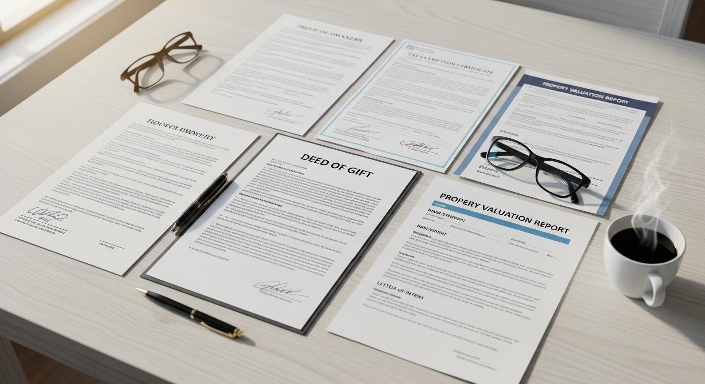 아파트 증여시 필요한 서류