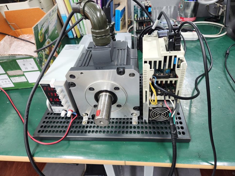미쓰비시(MITSUBISHI) 서보드라이버 MR-J2S-200A 정상 작동 수리 완료 by 메트영남