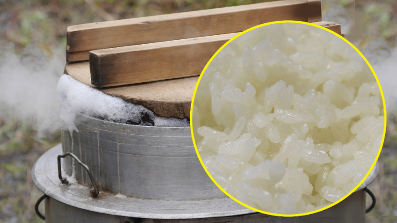 가마솥에 지은밥처럼 찰지고 맛있는 밥 이미지