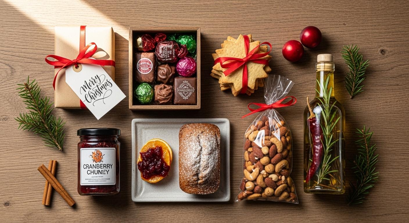 크리스마스 선물 음식