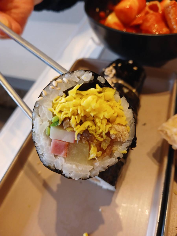 홍미단 홍미김밥 비주얼