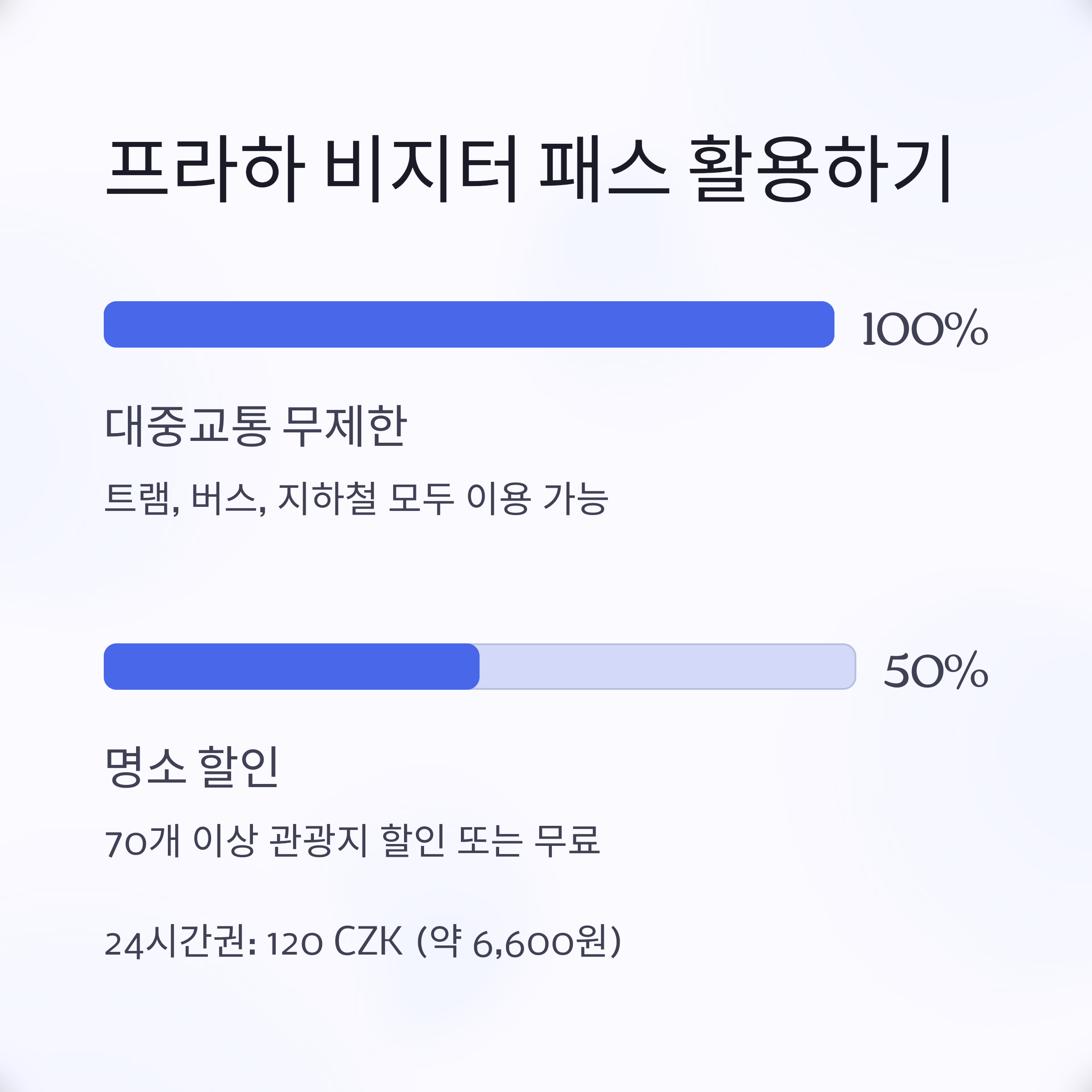 프라하 비지터 패스 활용하기