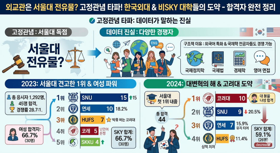 외교관은 서울대 전유물?