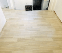 난방 바닥공사를 마친 사진