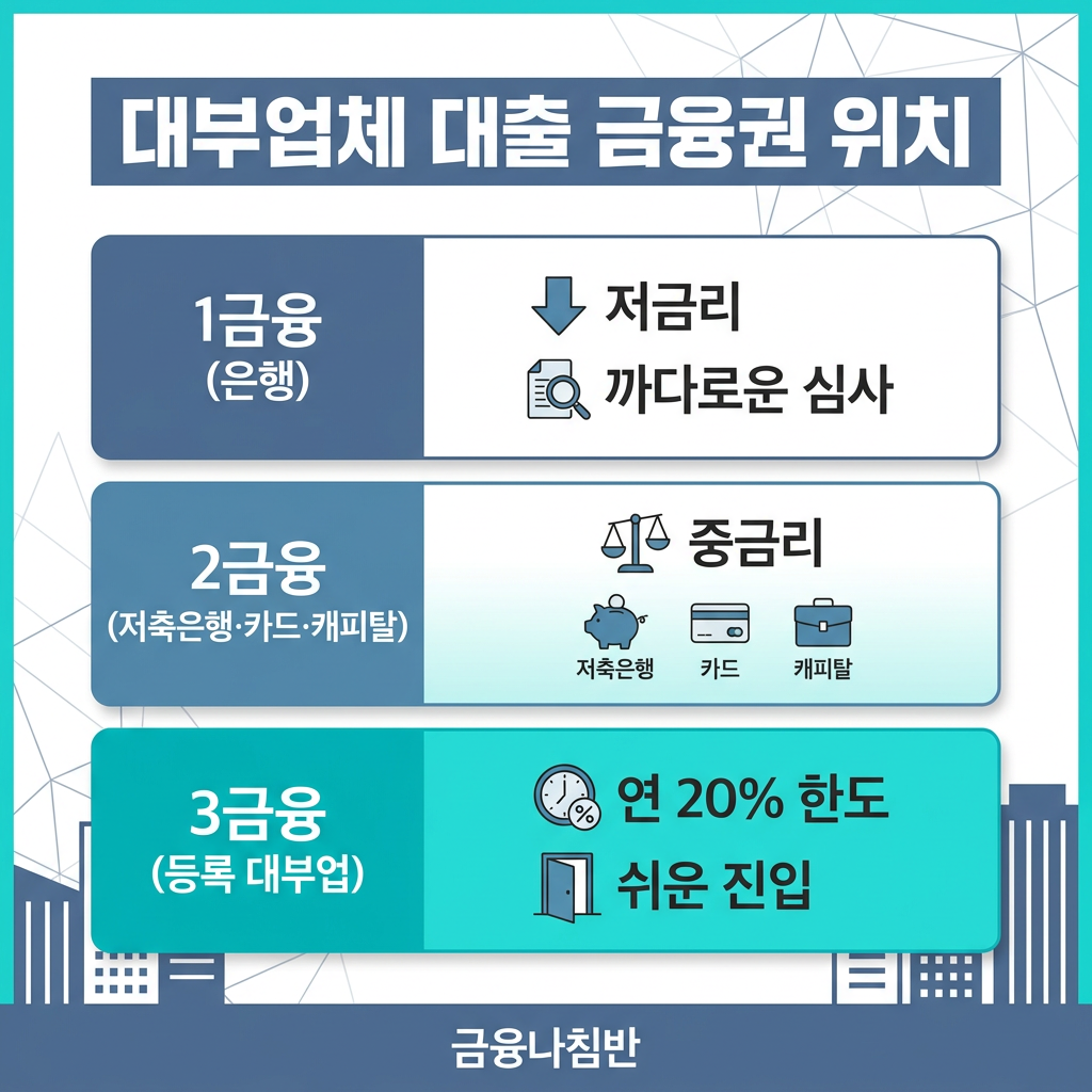 대부업체 대출 금융권 위치