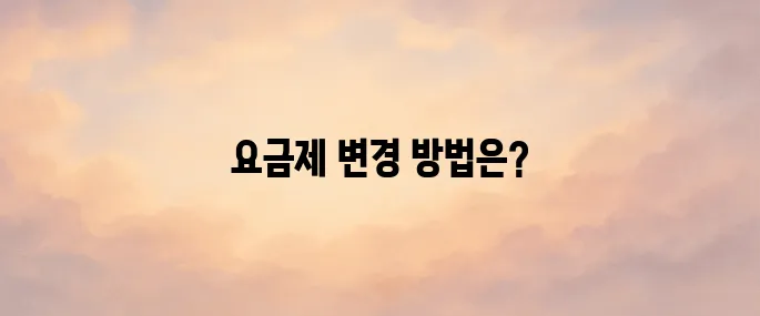 넷플릭스 요금제 및 변경 방법