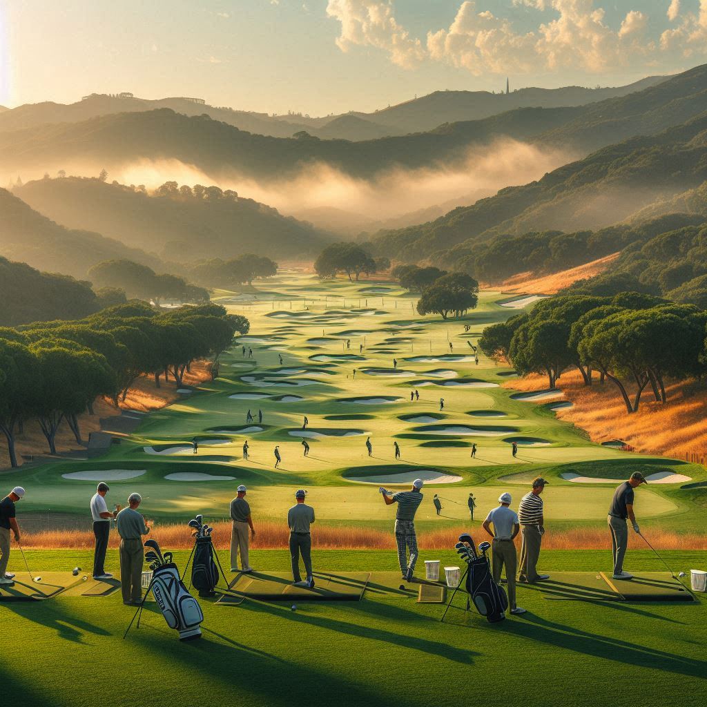 실외골프연습장 배경