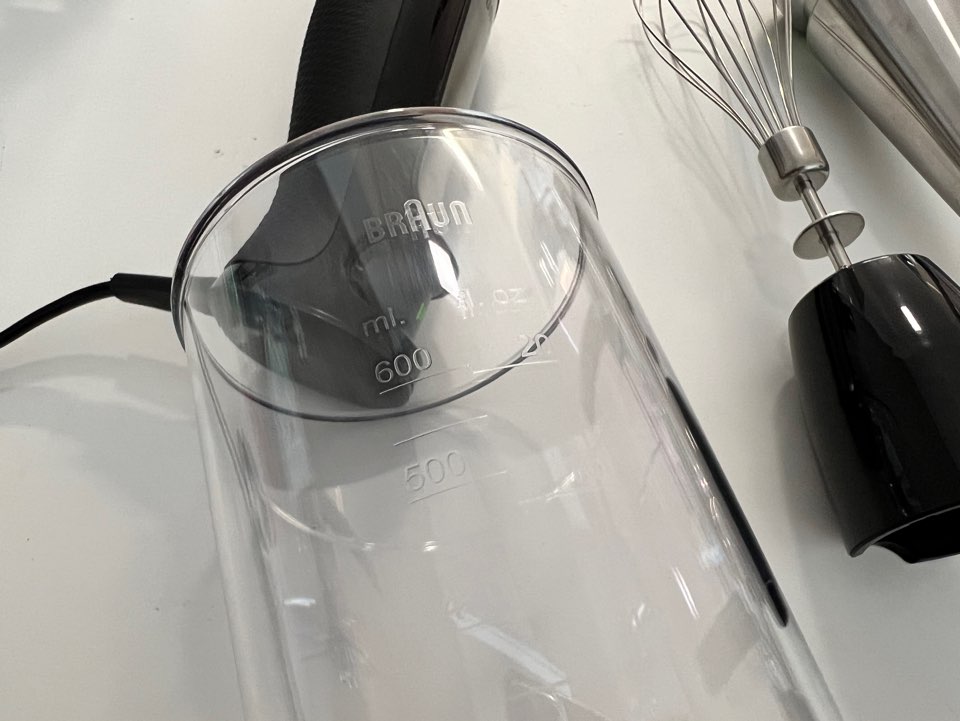 브라운 핸드블랜더 구성품 600ml 비커 용기