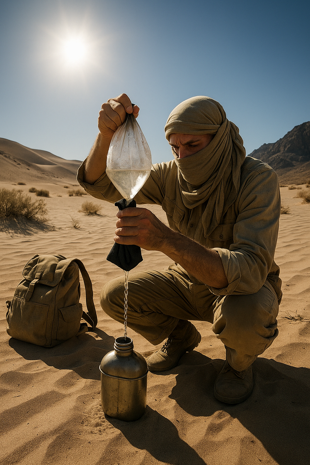 사막 생존기술 &ndash; 극한의 온도와 물 부족 대처법