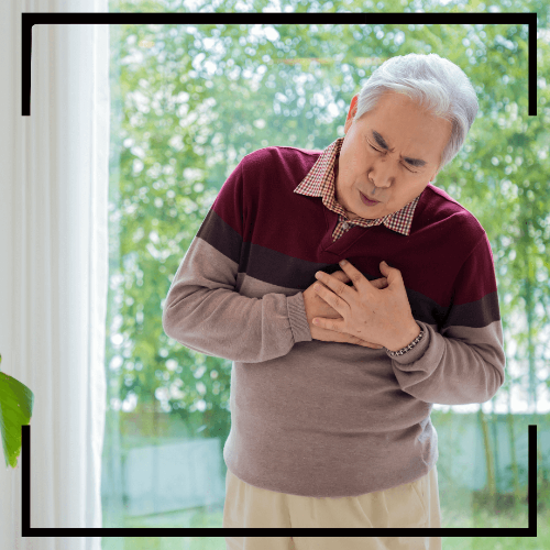 심장이 쪼이는 느낌