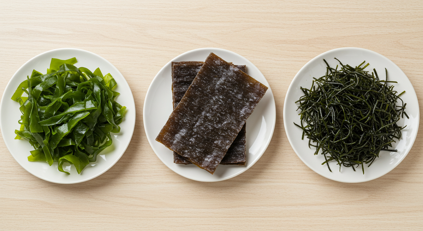 미역, 다시마, 톳의 차이점은? 바다채소 완벽 비교 가이드🌿