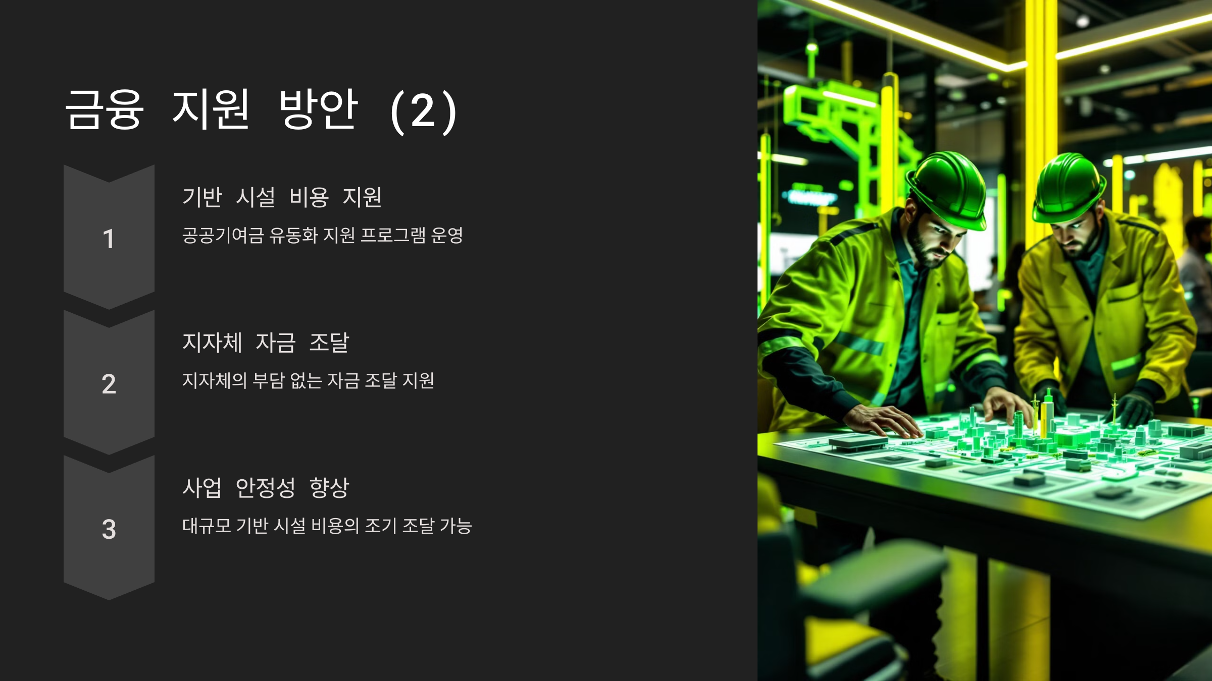 금융 지원 방안 (2)