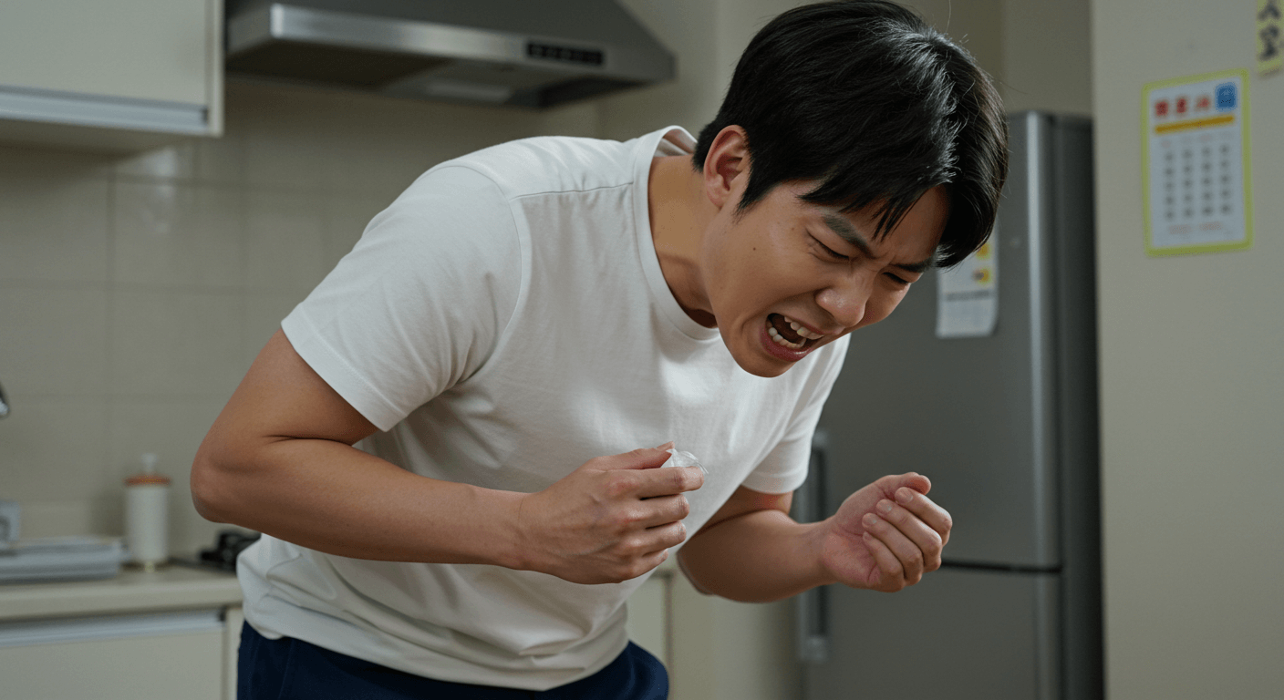 선풍기 바람에 날지 못하는 모기