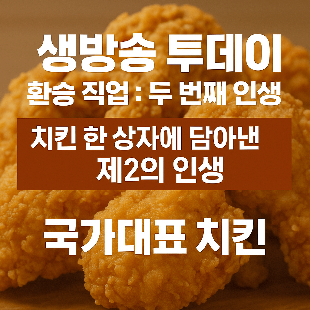 생방송투데이 환승 직업 두 번째 인생 고양 덕양구 치킨 맛집 국가대표 치킨