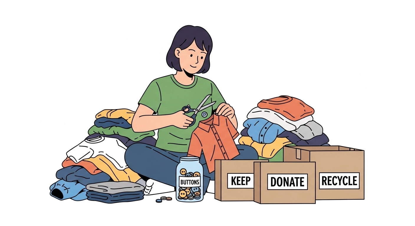 미련 없이 비우자! 헌 옷 버리기 전 필수 체크리스트 & 돈 되는 '현명한 처분법' 가이드