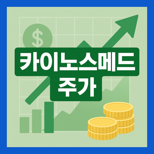 카이노스메드 주가 전망, 제약 바이오주 연구개발 전략