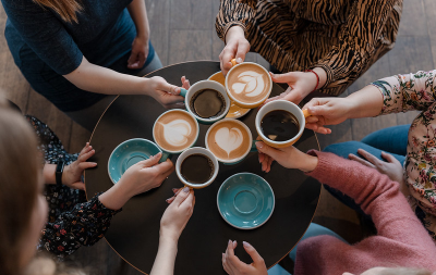 여러가지 커피음료 