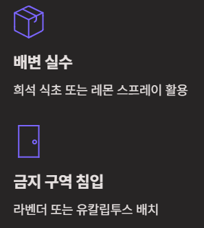 고양이가 싫어하는 냄새