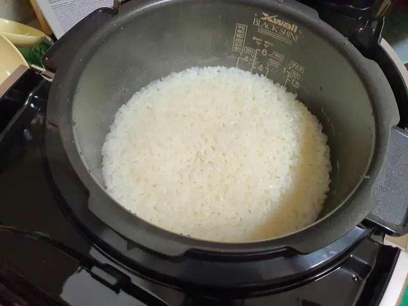 밥 완성