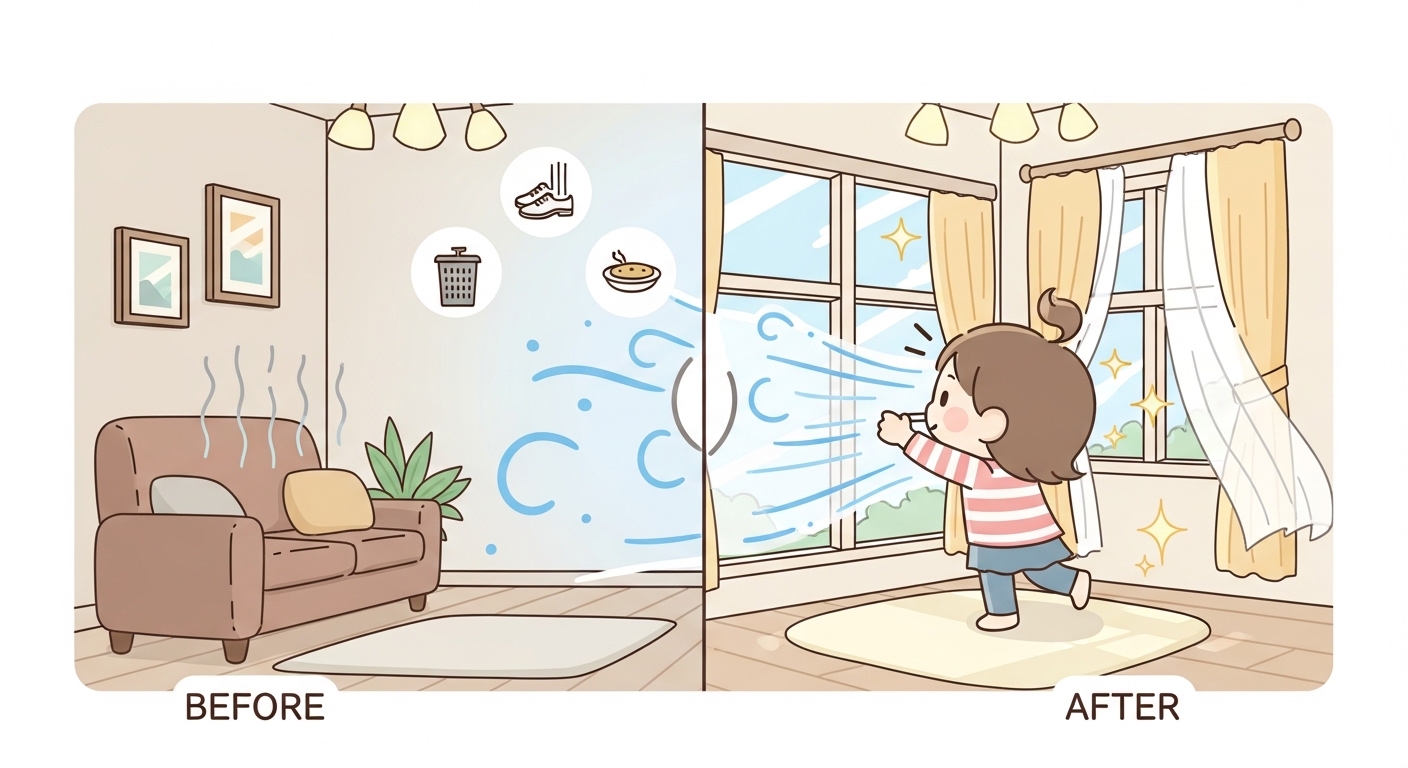 집안 냄새 제거