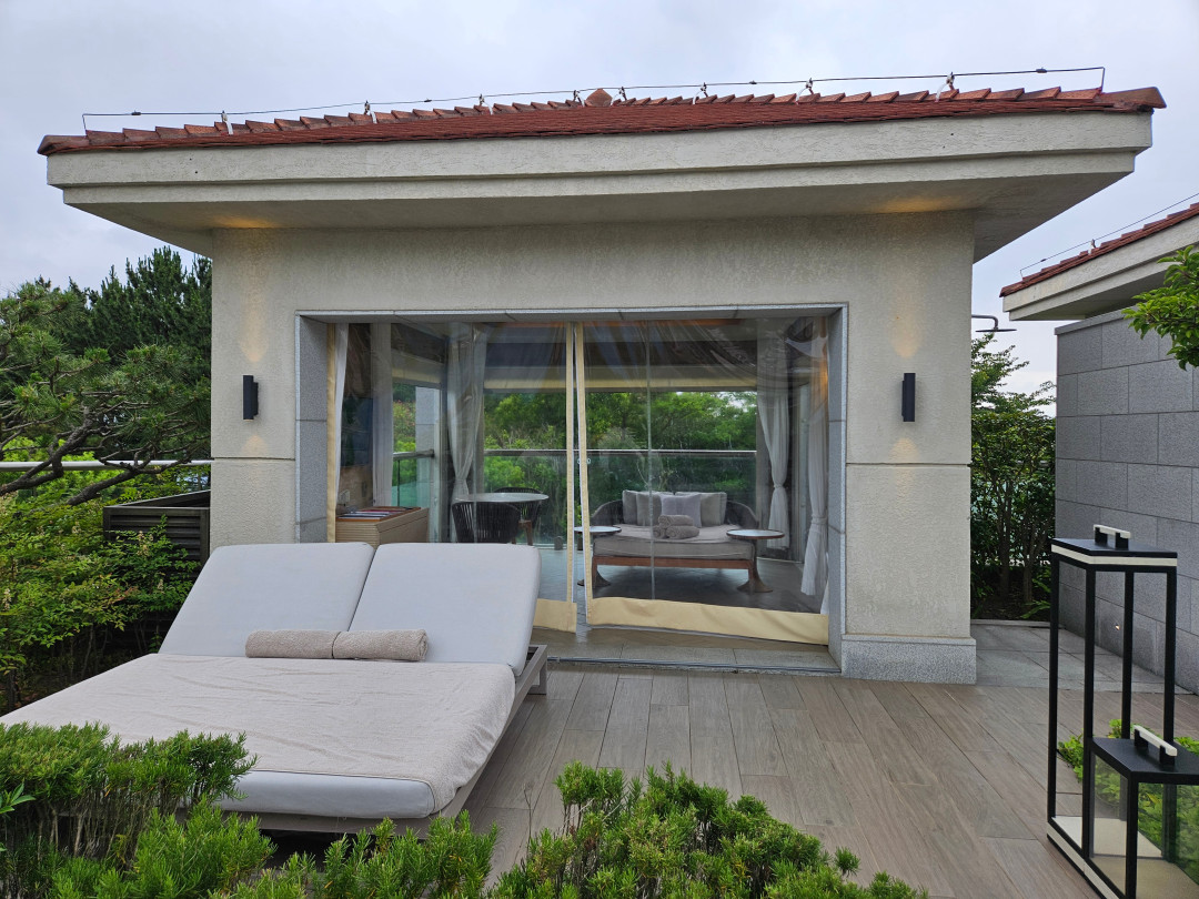 신라호텔 수영장 카바나