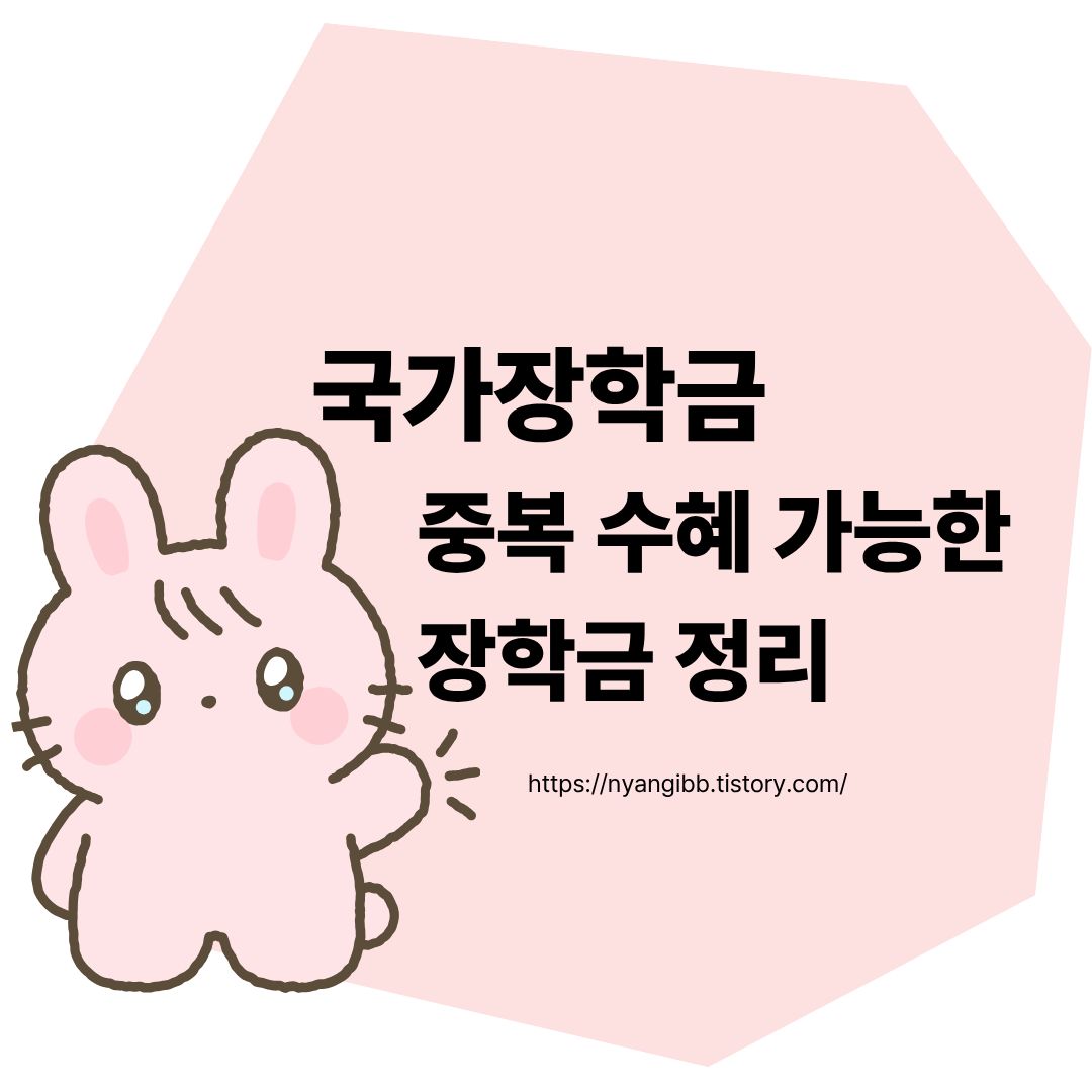 국가장학금 중복 수혜 정보 관련 사진