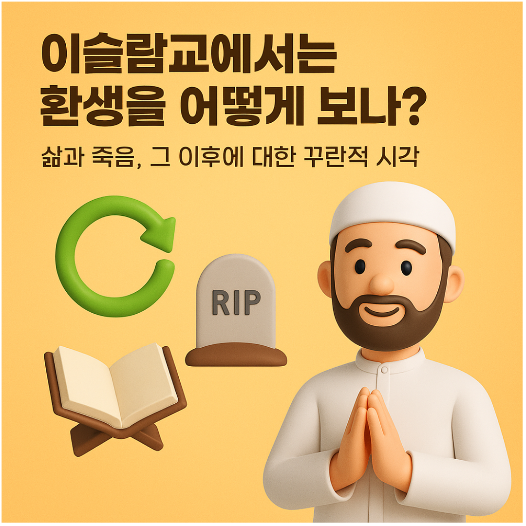 이슬람교에서는 환생을 어떻게 보나?― 단 한 번의 삶과 알라의 심판