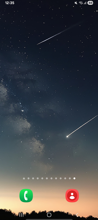 방법 1: 홈화면에서 길게 누르기