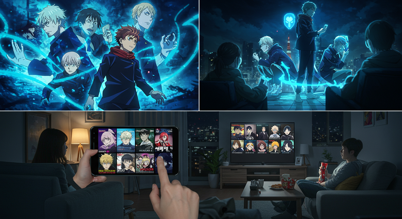 주술회전 정주행 순서 완벽정리|시즌1부터 극장판0까지, OTT별 시청 팁까지!