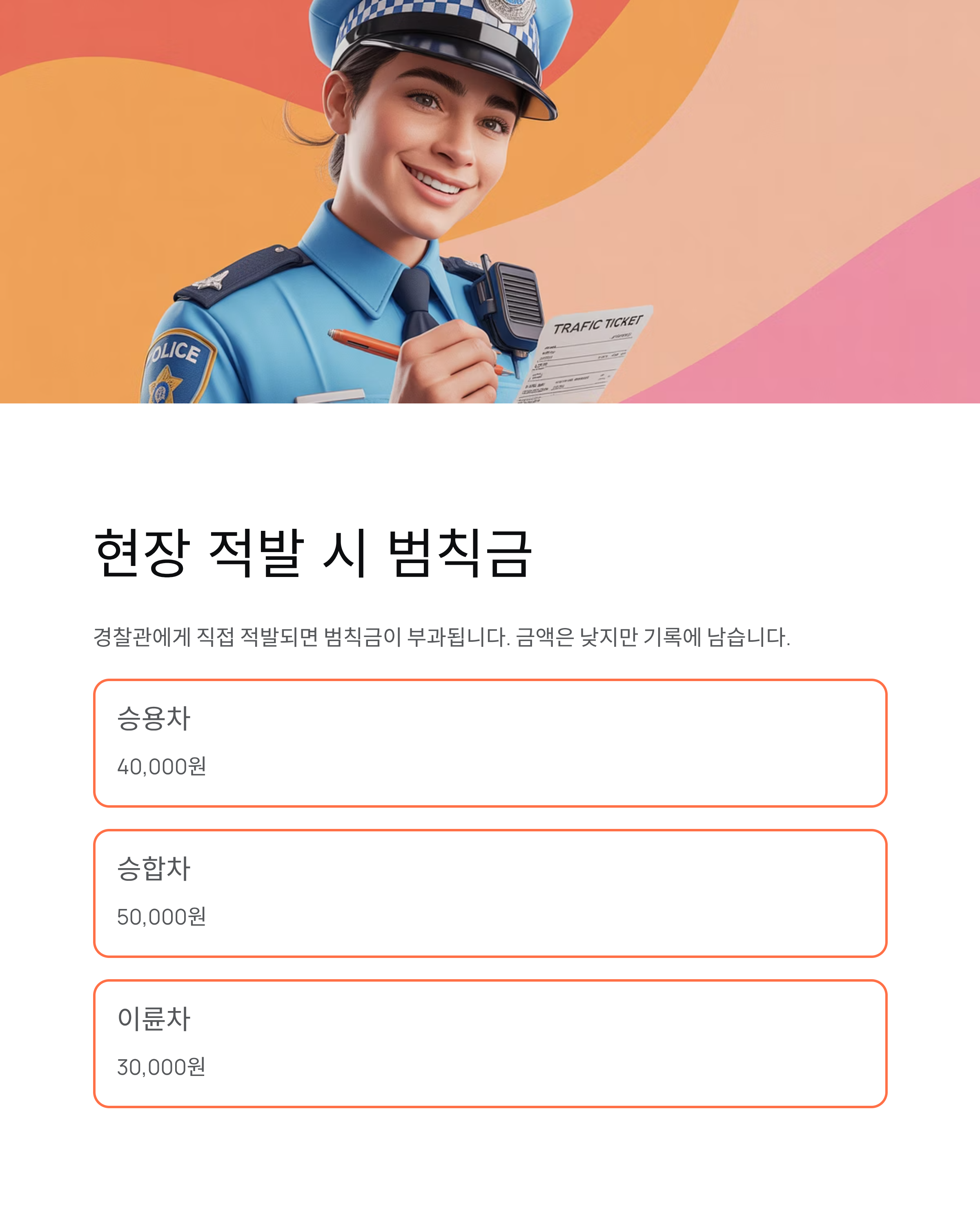 🛑 꼬리물기 과태료: 벌금, 단속 기준, 신호위반시 벌점까지 2025년 최신 정보 총정리!