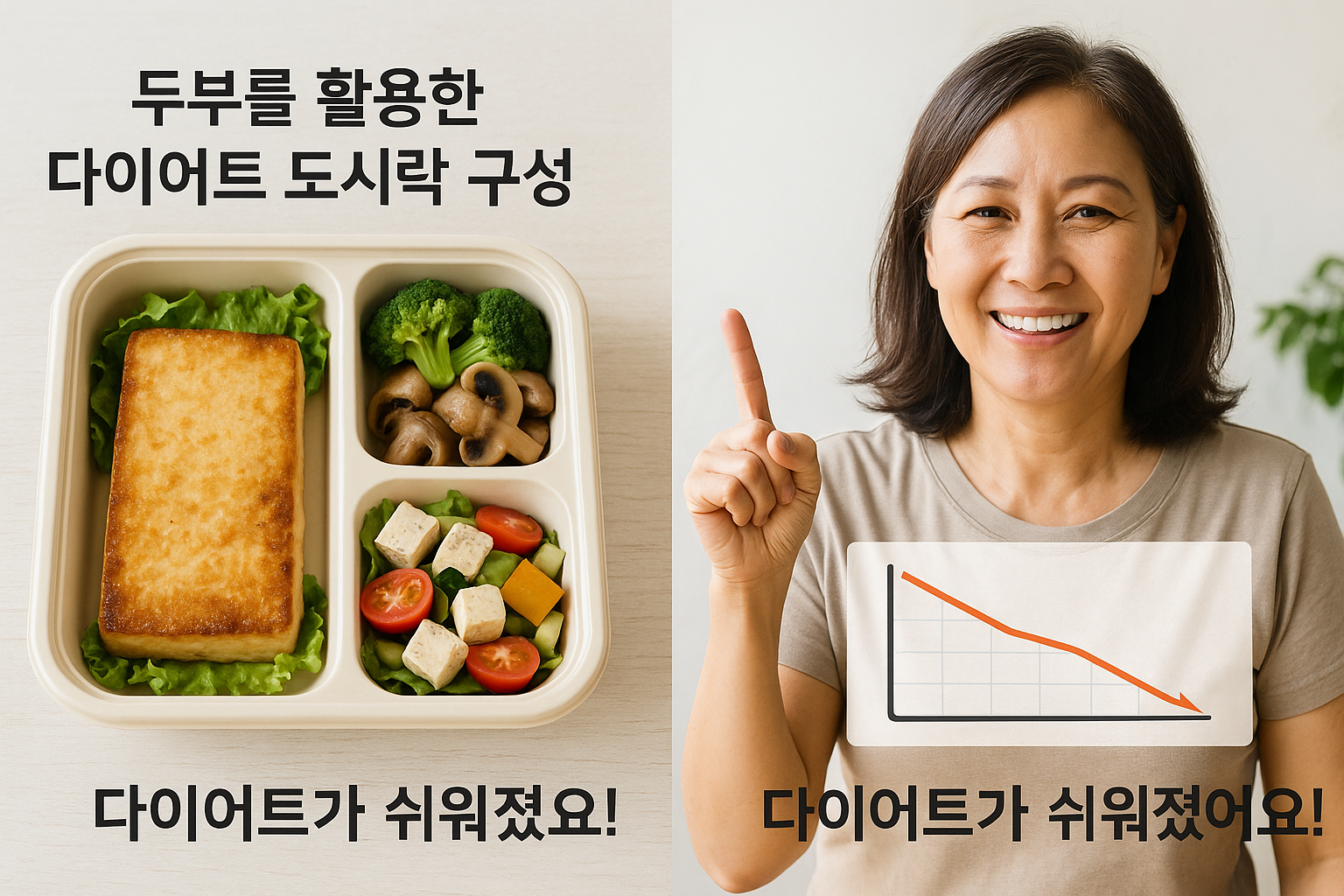 두부를 활용한 다이어트 도시락 구성법|직장인·학생 모두 OK! 관련 이미지