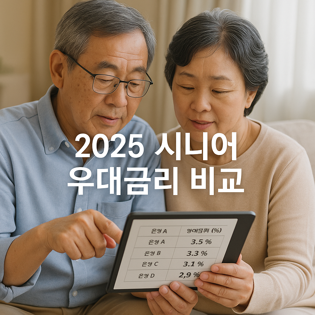 💰 연금+비과세+수수료 면제까지! 2025 노인 우대 금융상품 비교