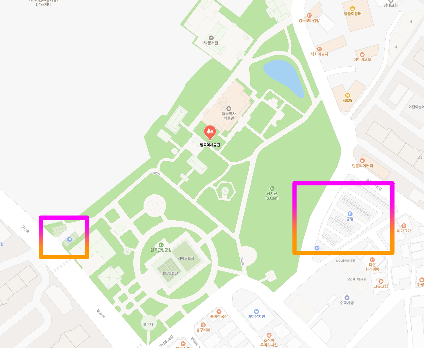 대구 월곡역사공원 겹벚꽃터널 위치 및 주차장 정보