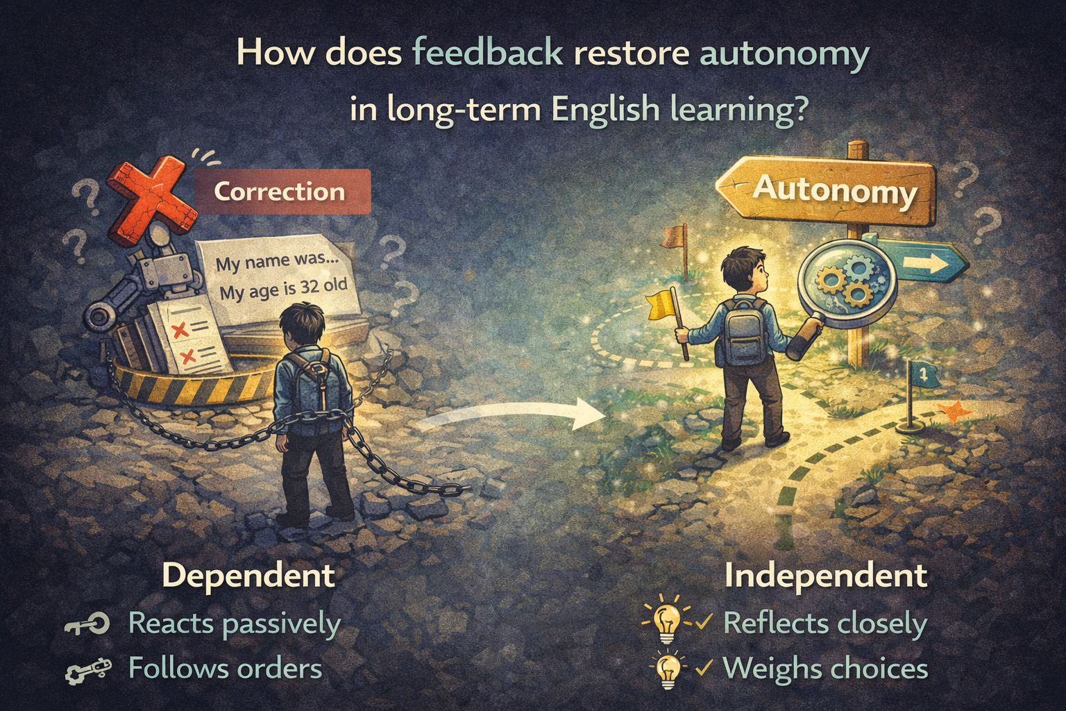장기 학습에서 자율성은 왜 동기보다 먼저 회복되어야 하는가