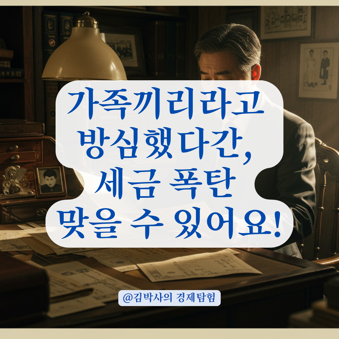 가족 간 아파트 명의이전에서 발생할 수 있는 세금 함정 총정리.