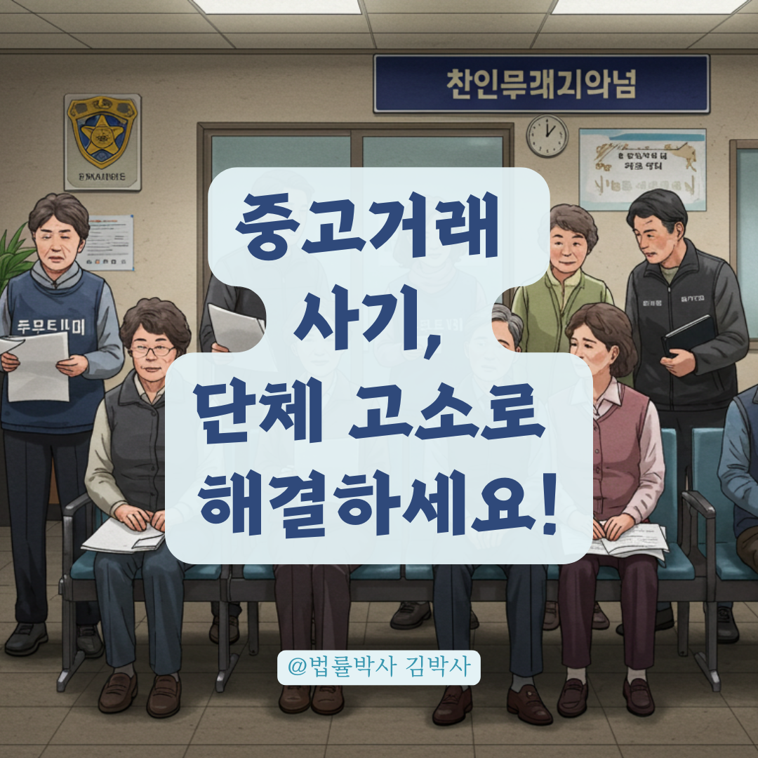 중고거래 사기, 단체 고소 준비부터 경찰 제출까지 순서대로 알려드립니다.