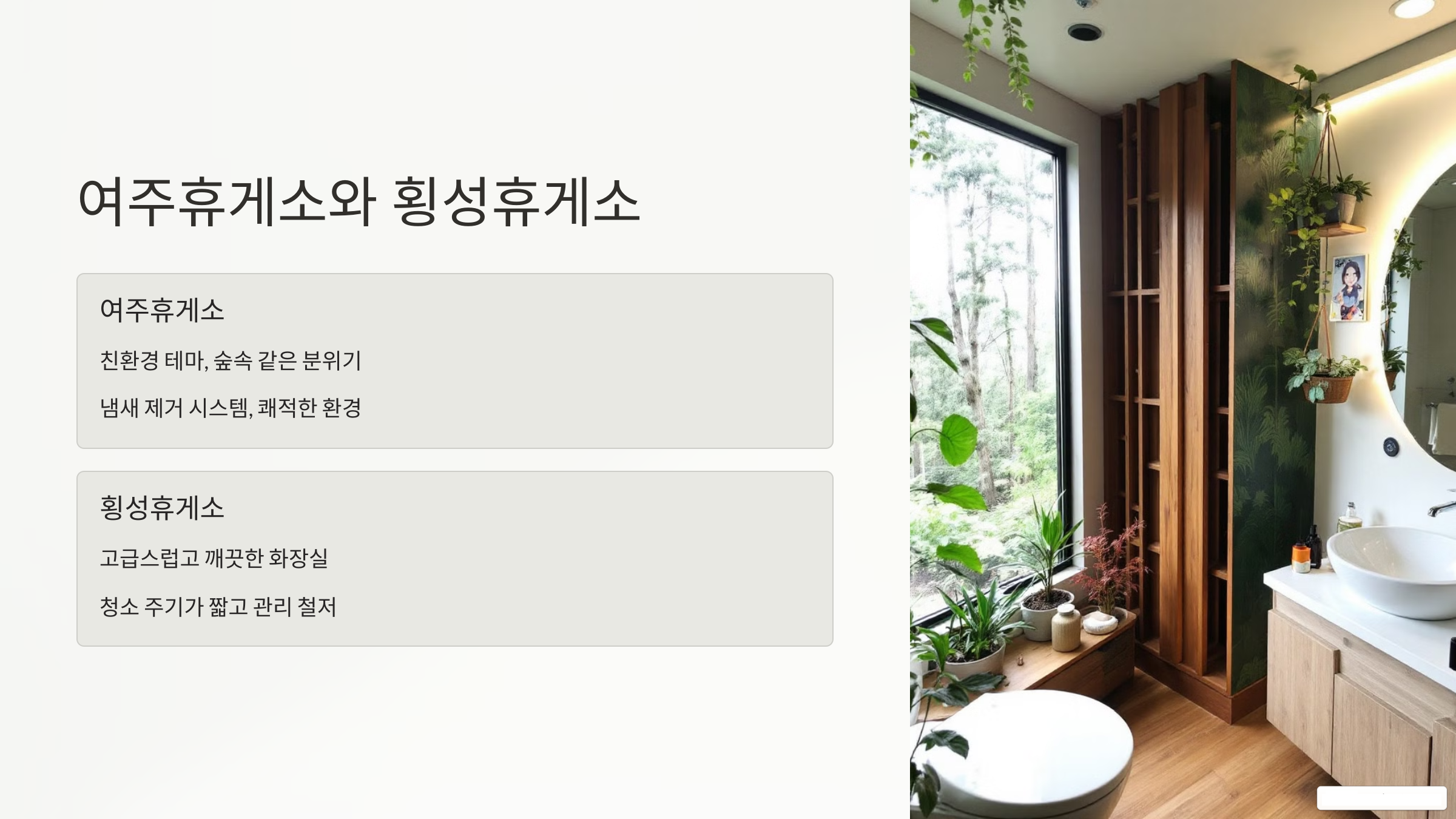 여주휴게소와 횡성휴게소