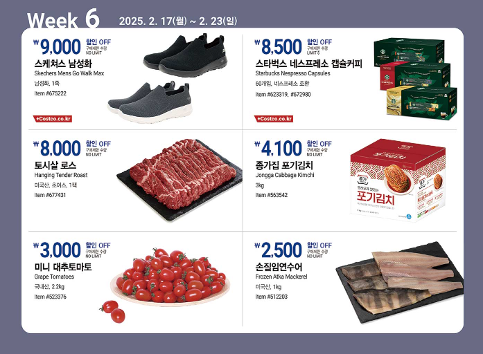 코스트코 매장할인 week6