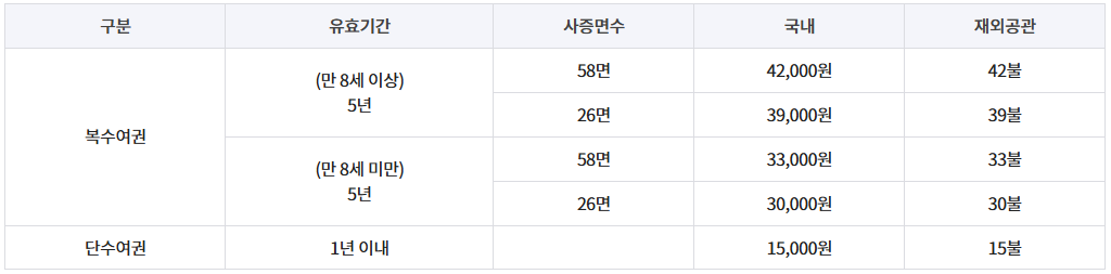 온라인 여권 재발급