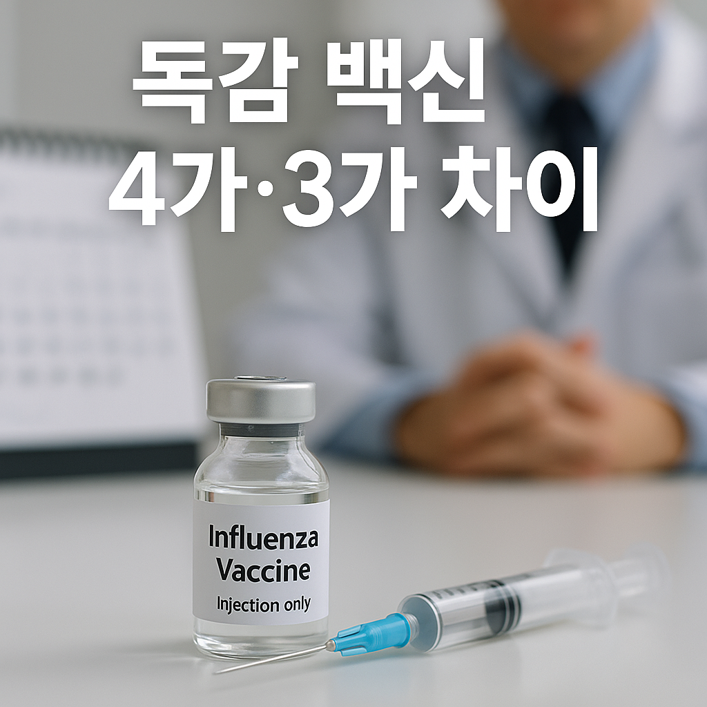 독감백신 4가3가차이, 실사형 이미지