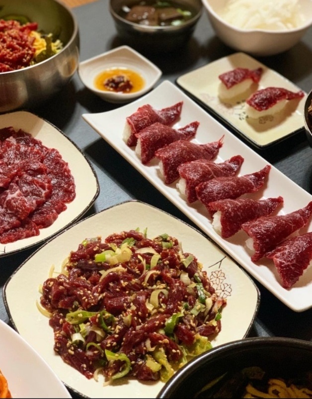 함평-생고기-육회-전주식당-육회초밥