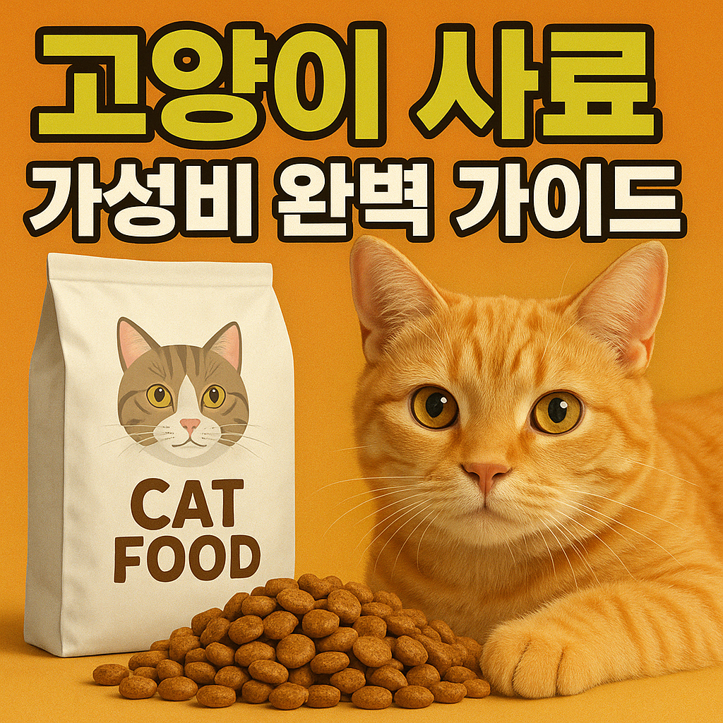 고양이 사료 가성비 완벽 가이드