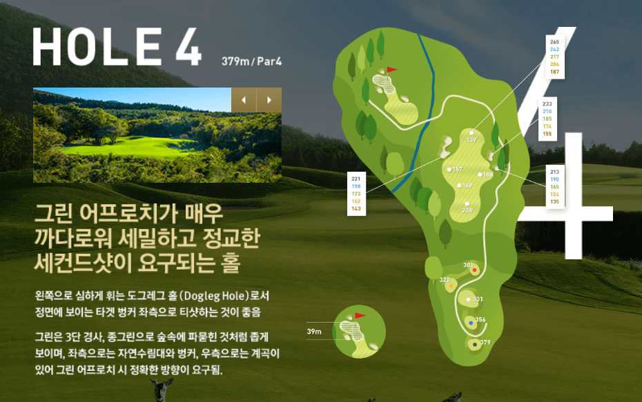 나인브릿지 CC의 코스 공략도 04