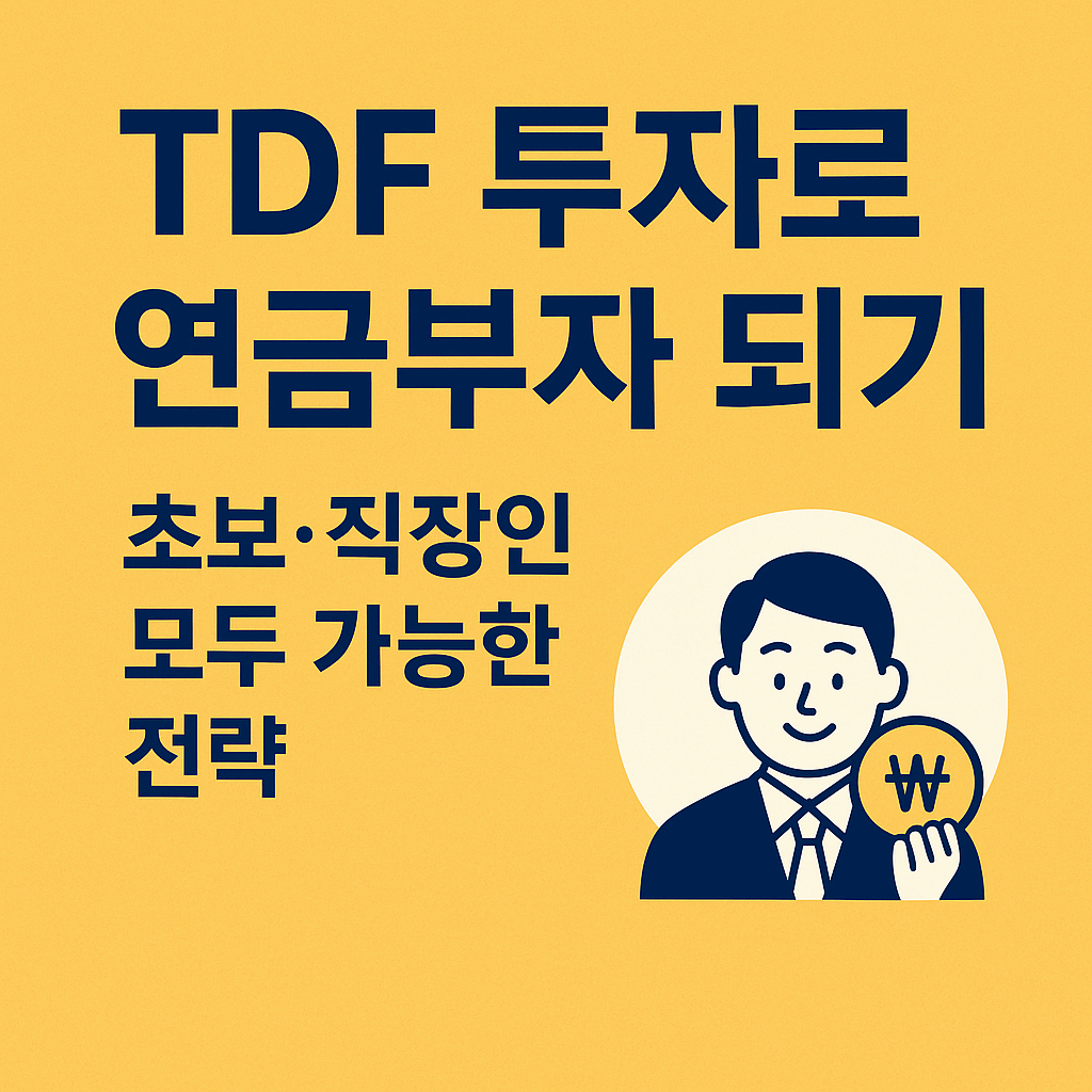 TDF 투자로 연금부자 되기｜초보·직장인 모두 가능한 절세 전략