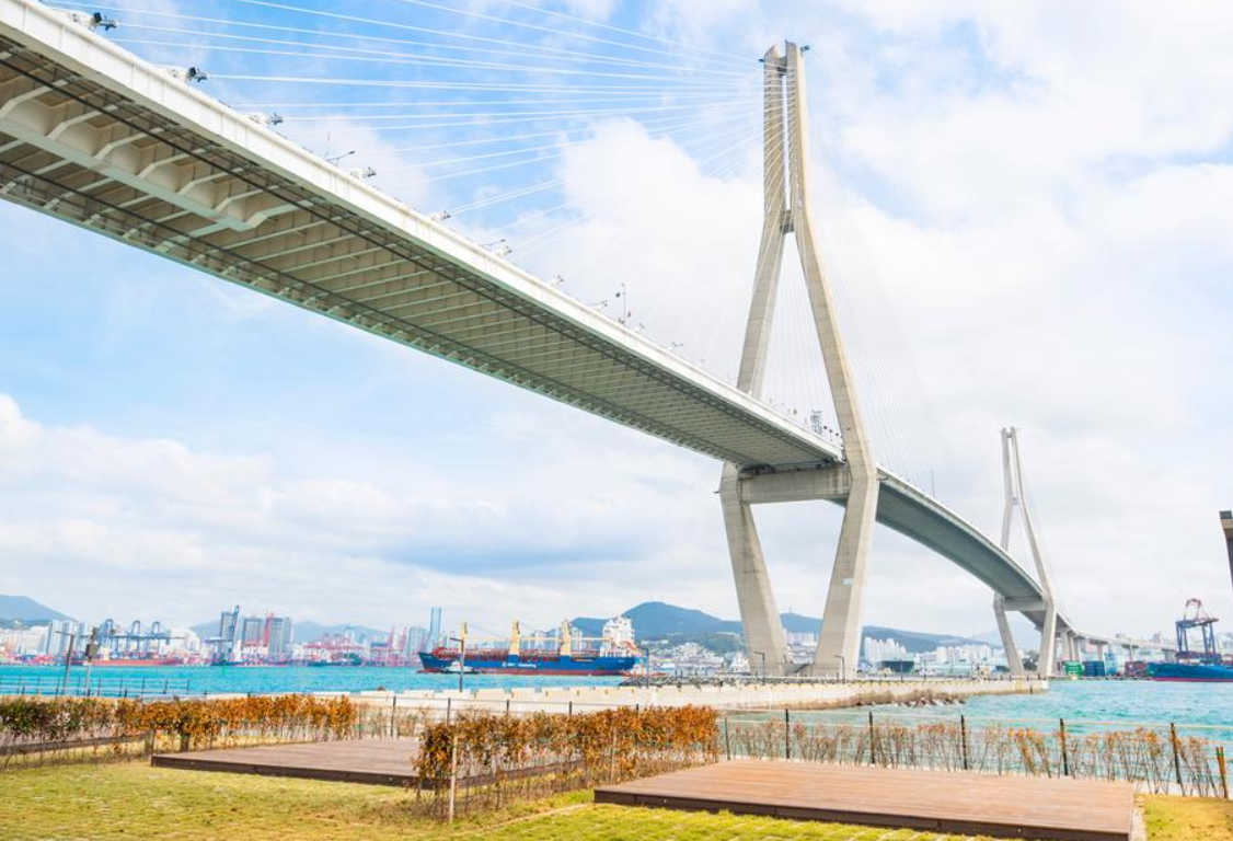 영도 마리노 오토캠핑장의 전경