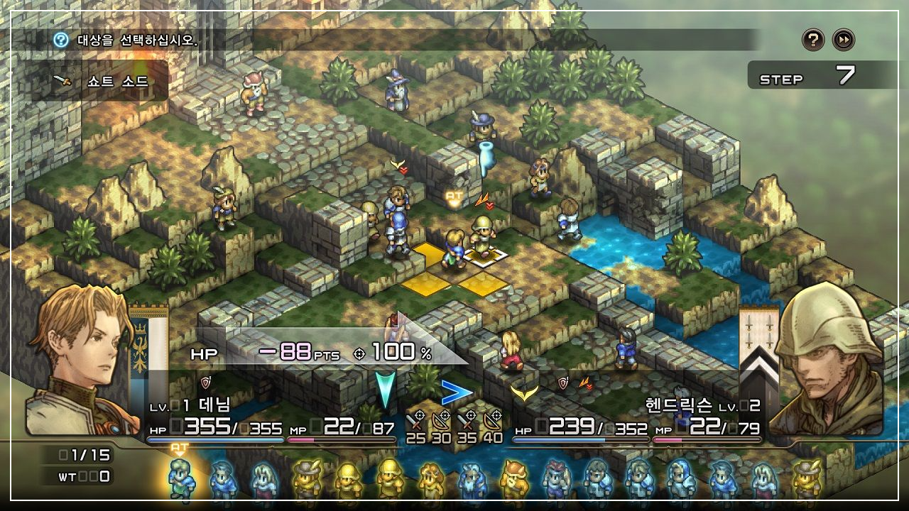 인생 최고의 턴제 RPG 게임 TOP 10, 놓치면 후회할 명작 리스트! - 8. 택틱스 오거 리본 - 진정한 고전 SRPG 인생 최고의 턴제 RPG 게임 TOP 10, 놓치면 후회할 명작 리스트!